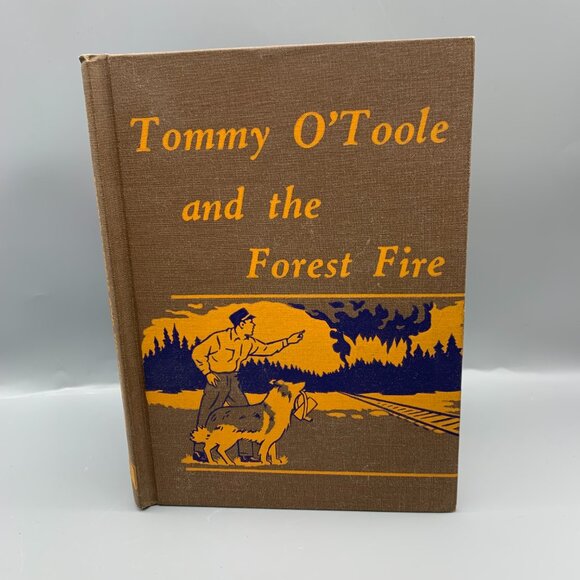 Vintage 1958 Tommy O'Toole and the Forest Fire Childrens Book in Excellent Shape - Picture 1 of 16